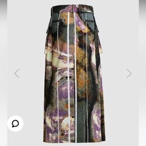 Urban Revivo Multi-Color Maxi Printed Skirt - Size M NWT